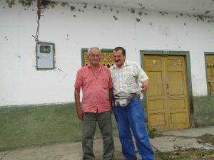 Germán y su amigo de viaje.