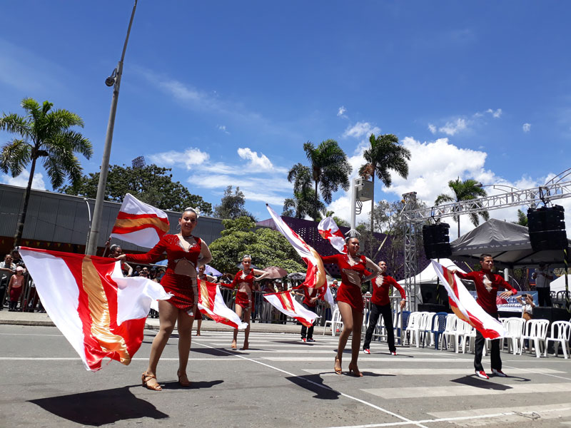 Banderas coloridas. 