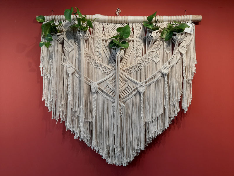 Macramé. 