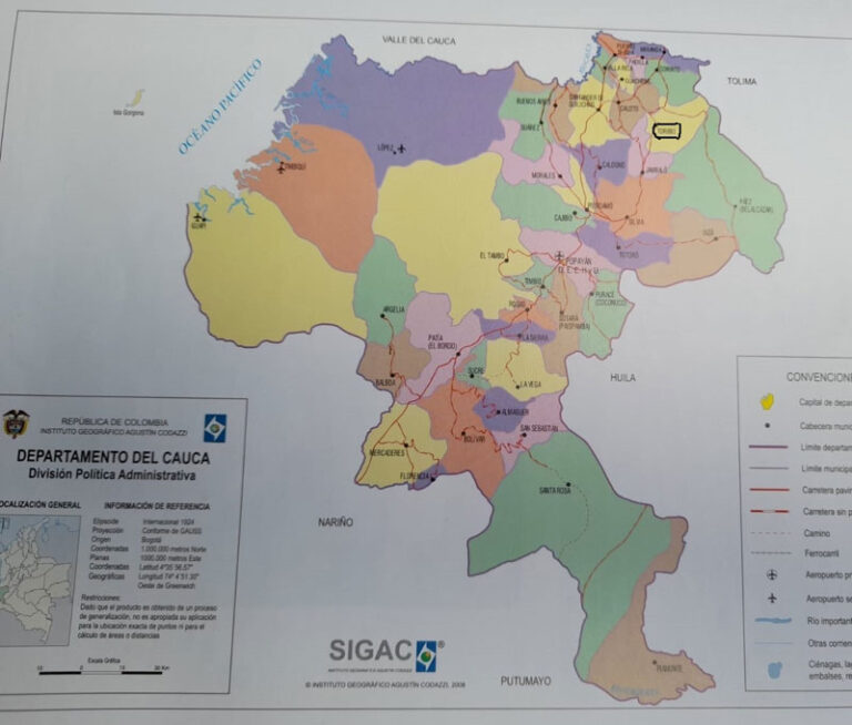 Toribío, pueblo indígena y campesino al oriente de Cauca.